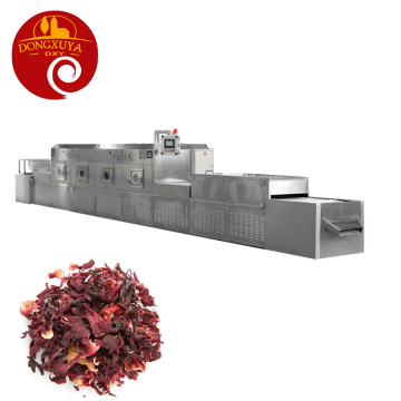 Tunnel Type Jinan 2021 New Microwave Saffron Hibiscus Flower Drying Sterilization Machine